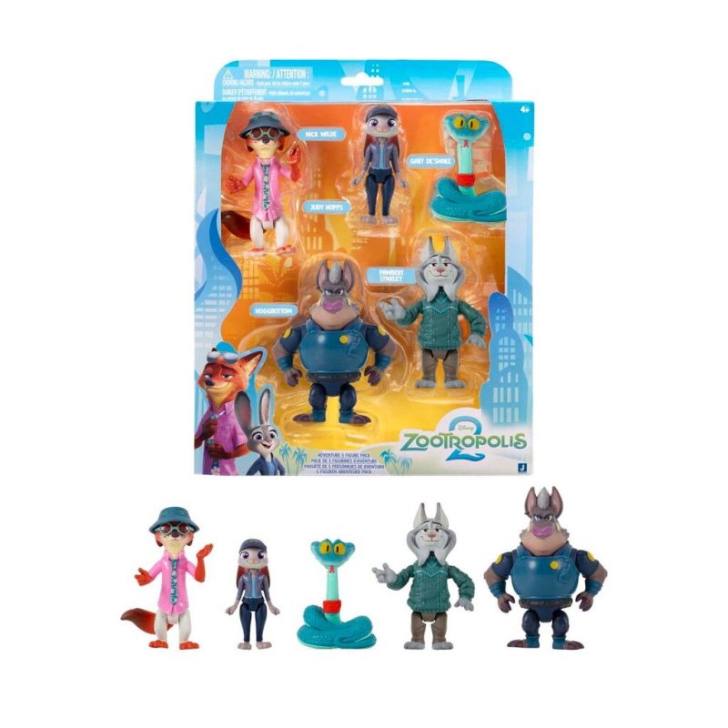 Zootropolis Figure 5 Pack 9,5 Cm (326-0012)