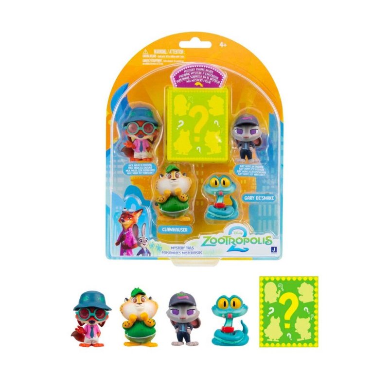Zootropolis Tiny Tails Figure 5 Pack 4 Cm (326-0007)