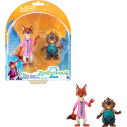 Zootropolis - Figure 2 Pack - Nick Wilde & Nibbles Maplestick