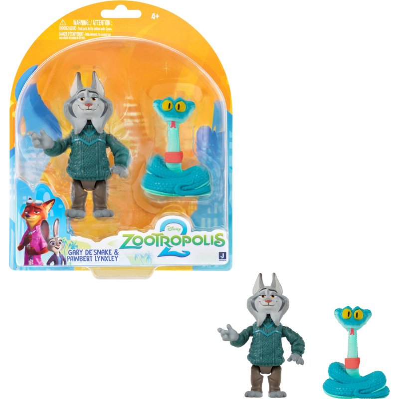 Zootropolis - Figure 2 Pack - Gary de'snake and Pawbert Lynxley
