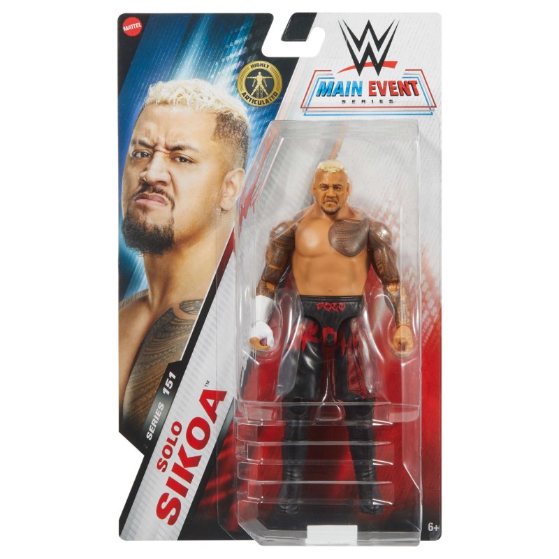 WWE – Figurine articulée Main Event Solo Sikoa