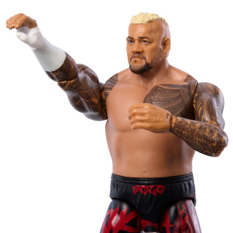 WWE Solo Sikoa Action Figure, Main Event Series 151 6-inch Collectible Superstar with Articulation