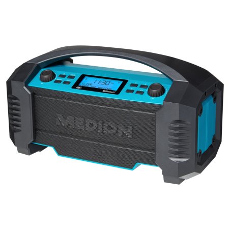 Medion MD 43320 DAB Baustellen-Radio blau / schwarz