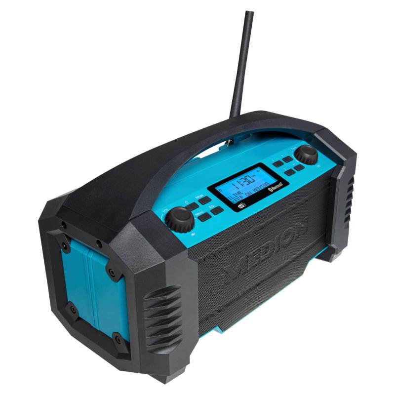 Medion MD 43320 DAB Baustellen-Radio blau / schwarz