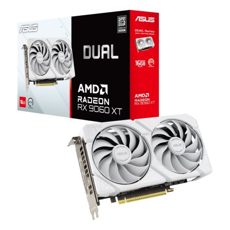 ASUS DUAL RX 9060 XT 16Go GDDR6 WHITE