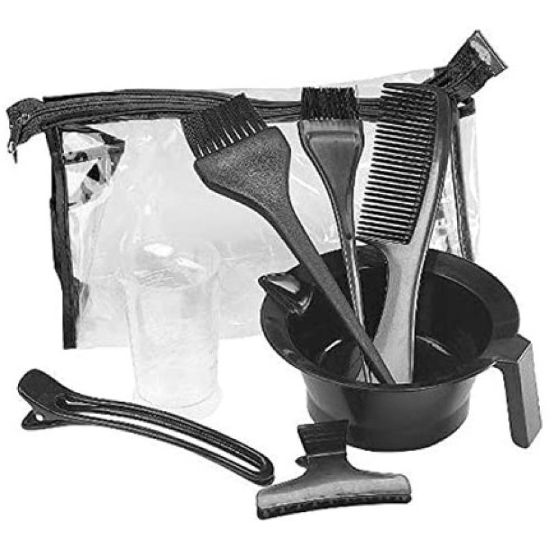 SIBEL Evolution 7-Piece Hairdresser Hair Dye Set Black