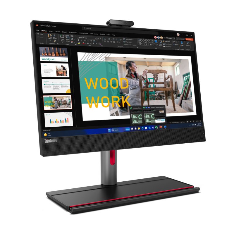 Lenovo ThinkCentre M90a Gen 5 Intel Core™ i7 i7-14700 60.5 cm (23.8") 1920 x 1080 pixels Touchscreen All-in-One PC 16