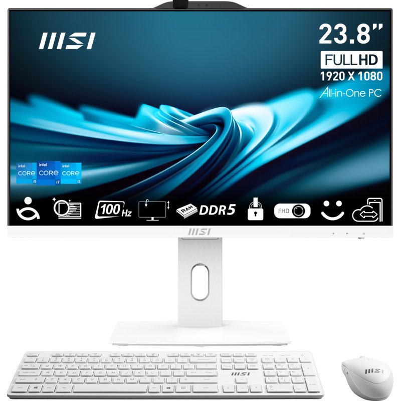 MSI Pro AP242P 14M-859EU Intel Core™ i7 i7-14700 60.5 cm (23.8") 1920 x 1080 pixels All-in-One PC 16 GB DDR5-SDRAM 1