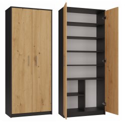 Topeshop OLIV 2D ANT/ART KPL bibliothèque de bureau