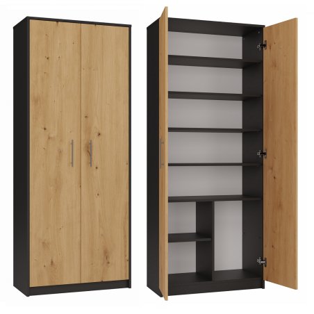 Topeshop OLIV 2D ANT/ART KPL office bookcase