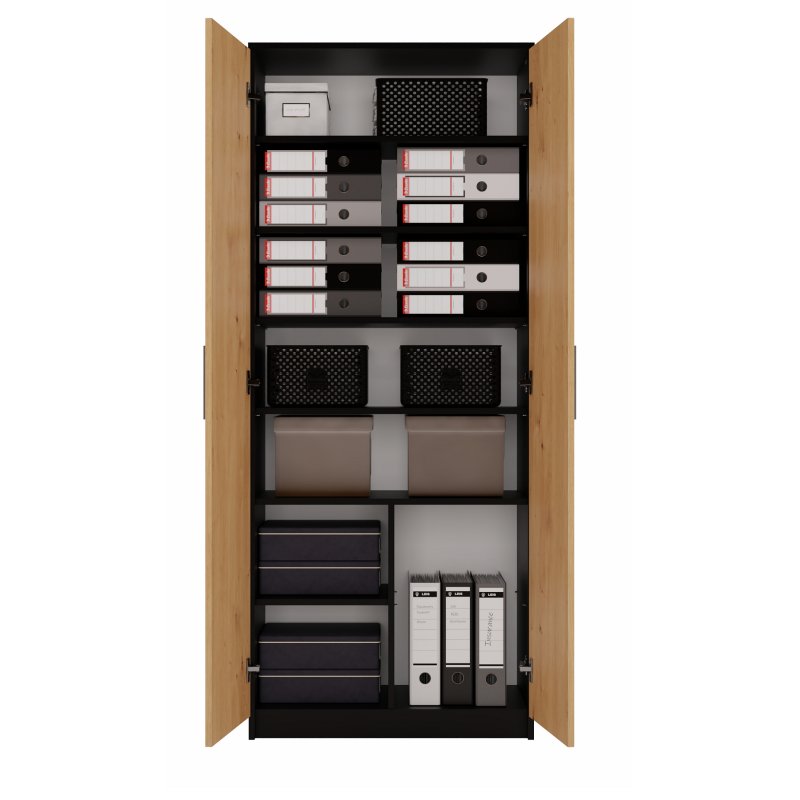 Topeshop OLIV 2D ANT/ART KPL bibliothèque de bureau