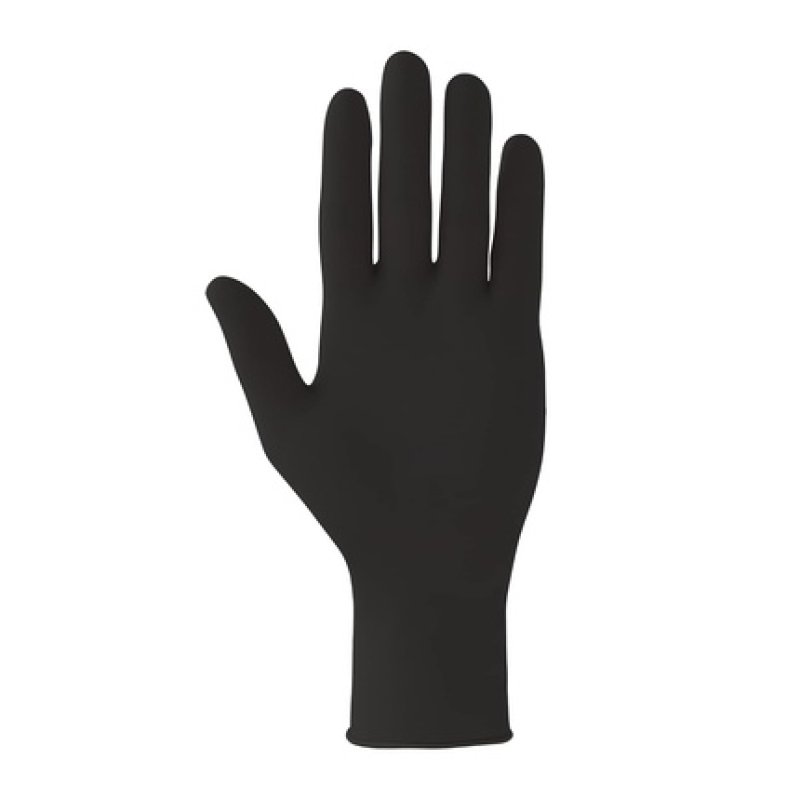 Dr. Protec Protix Black Nitrile Gloves Powder Free Size L