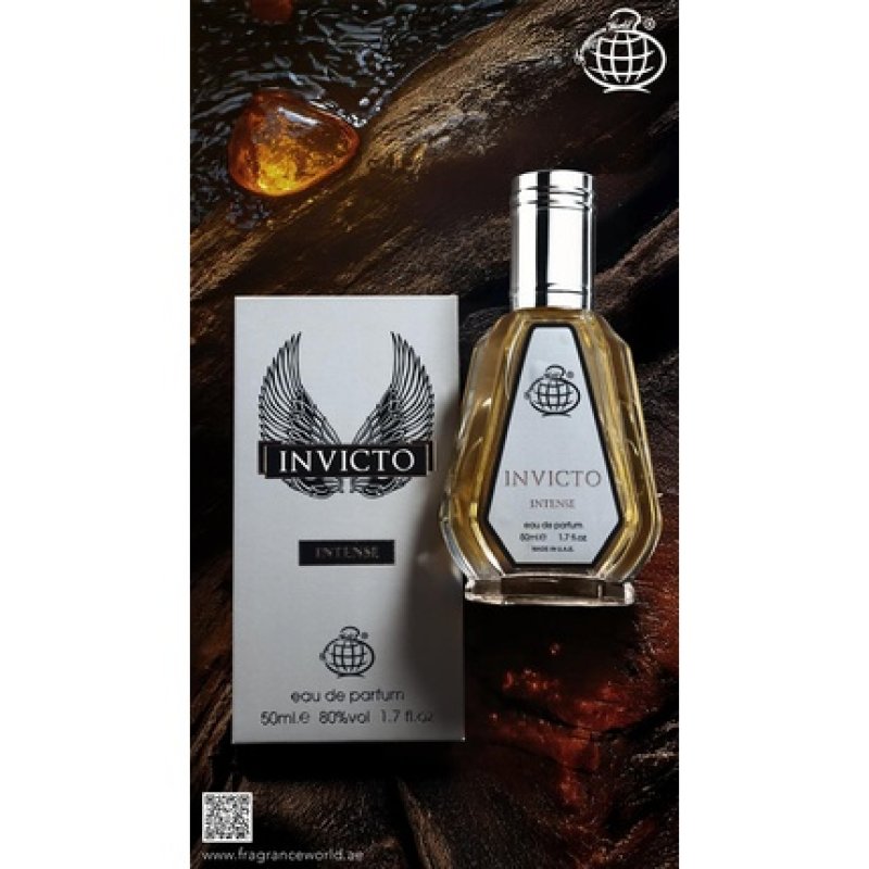 Fragrance World Invicto Intense Eau De Parfum For Men 50 Ml