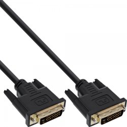 InLine DVI-D Cable Premium 24 1 male / male Dual Link gold plated 1m