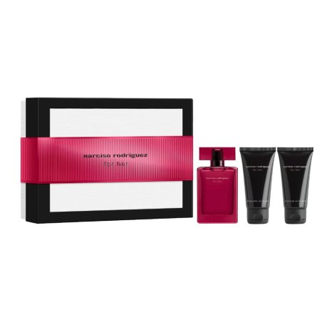 Narciso Rodriguez - Gift Set - For Her EdP Intense 50 ml Body Lotion 50 ml Shower Gel 50 ml