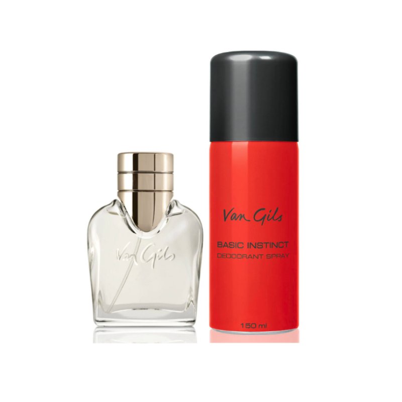 Van Gils - Basic Instinct EDT 40 ml & Deodorant Spray 150 ml Gift Set