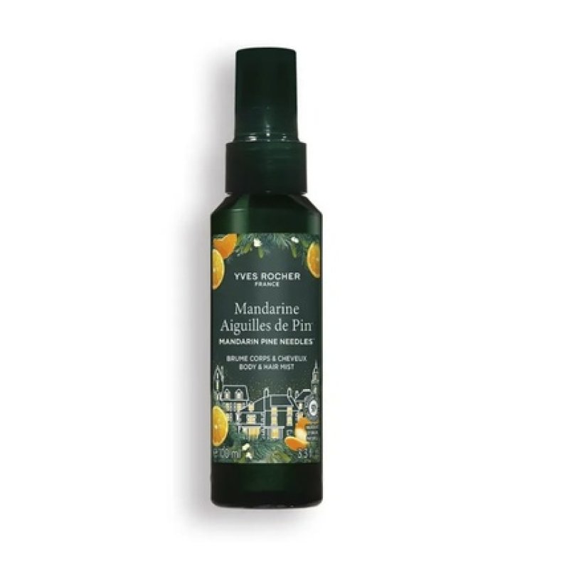 Yves Rocher Forest Mandarin Pine Needles Body Mist Spray Limited Edition