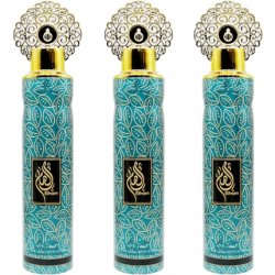 Arabiyat Elham Air Freshener Spray 300ml Turquoise and Gold Design