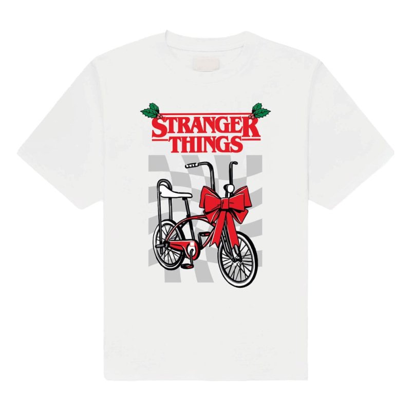 Stranger Things T-Shirt Christmas Bike Size S
