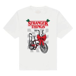Stranger Things T-Shirt Christmas Bike Size XL