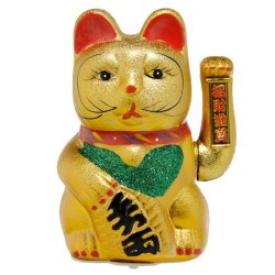MANEKI-NEKO - Figurine Porte-Bonheur 21cm