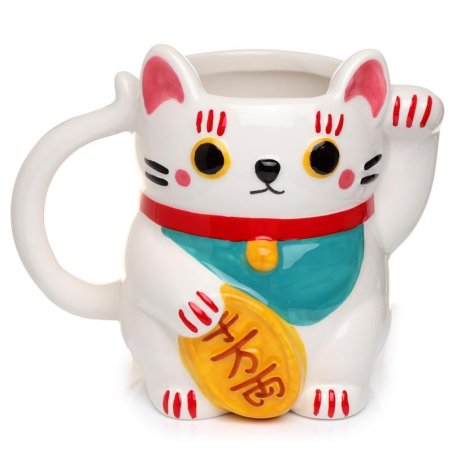MANEKI-NEKO - Blanc - Mug 3D 450ml
