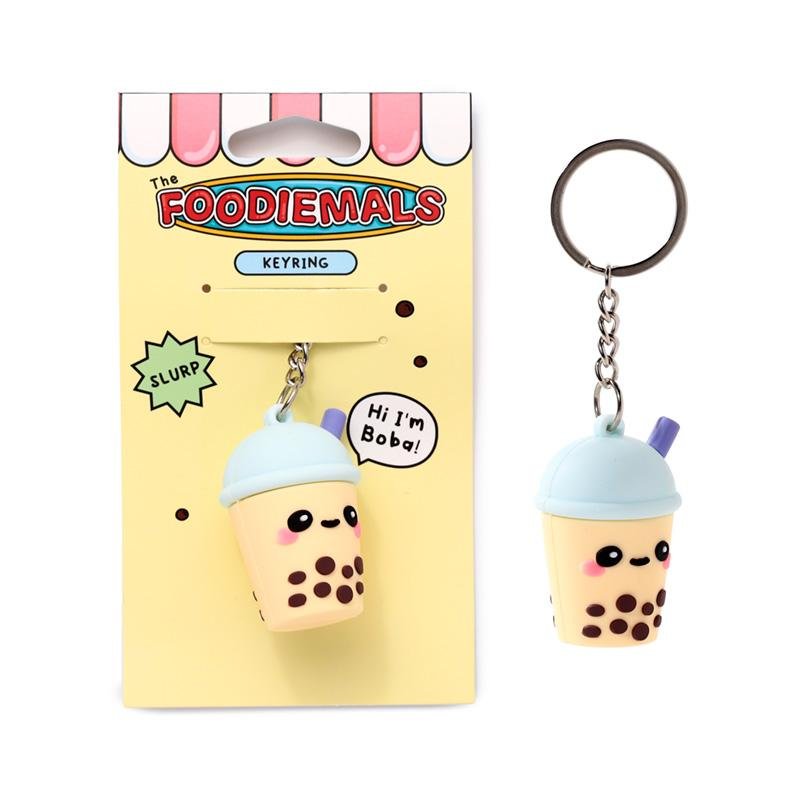 KAWAII - Boba le Bubble Tea - Porte-clés 3D en PVC