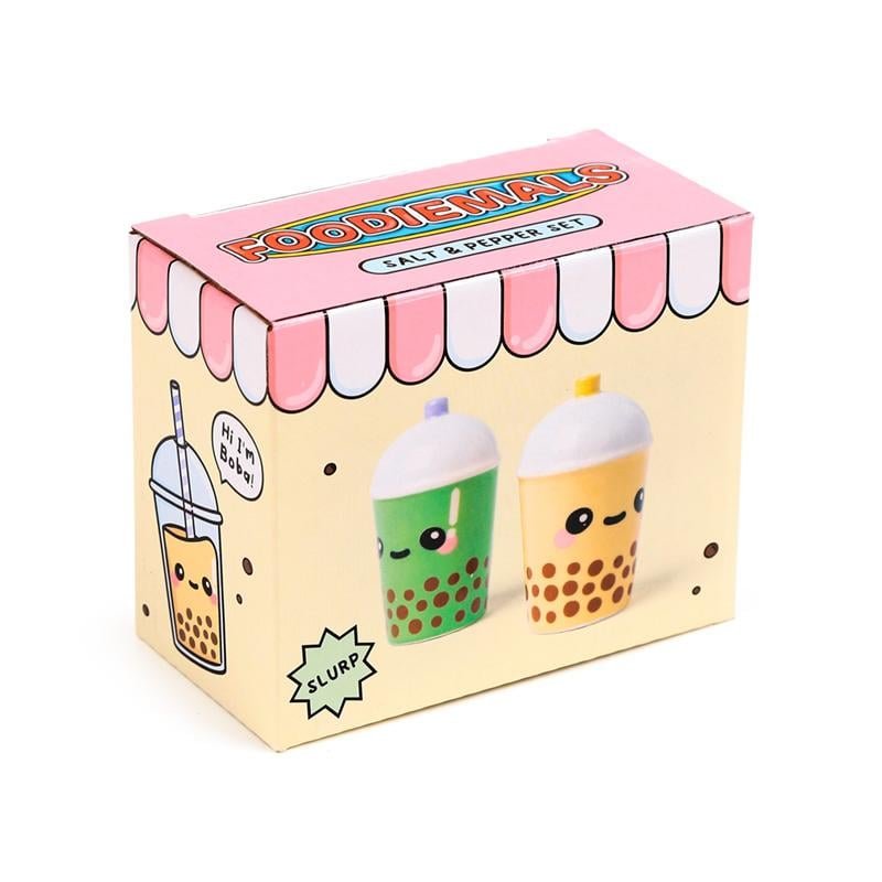 KAWAII - Boba le Bubble Tea - Set Salière et Poivrière