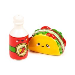 KAWAII - Taco & Sauce - Set Salière et Poivrière