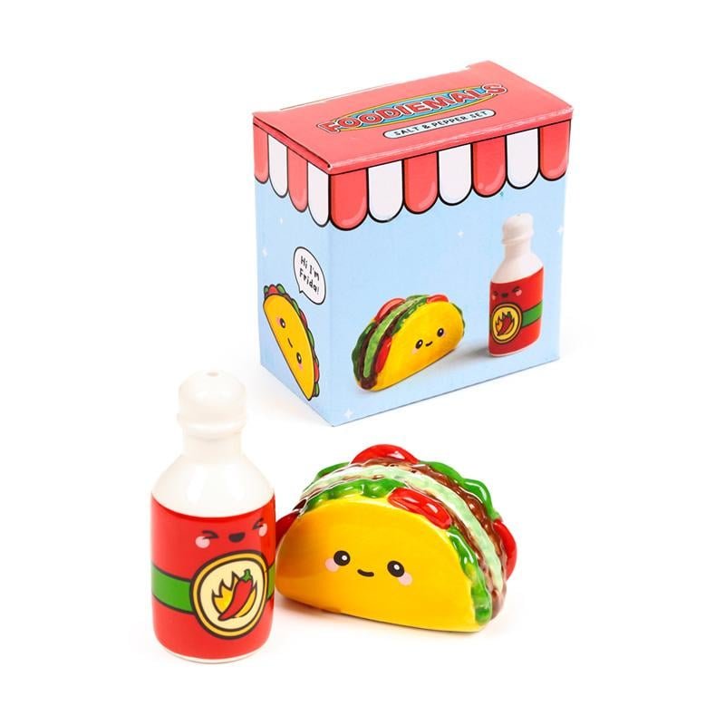 KAWAII - Taco & Sauce - Set Salière et Poivrière