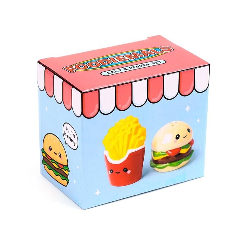 KAWAII - Burger & Frites - Set Salière et Poivrière