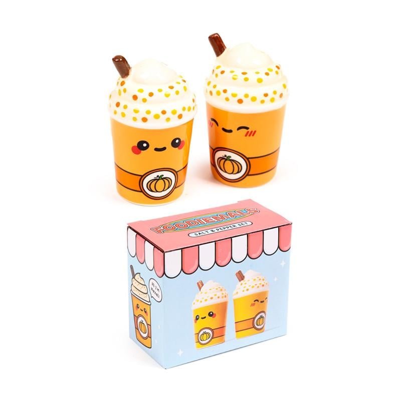 KAWAII - Latte Epicé Citrouille - Set Salière et Poivrière