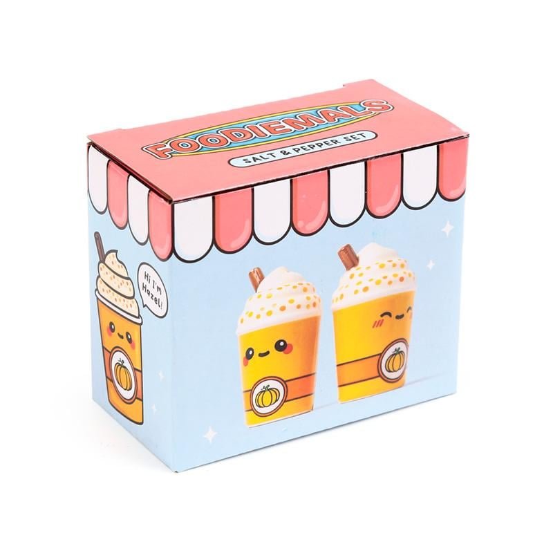 KAWAII - Latte Epicé Citrouille - Set Salière et Poivrière