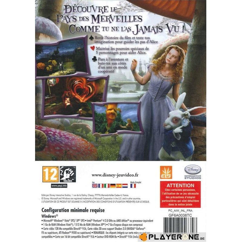 Disney Interactive Studios Disney Alice au Pays des Merveilles PC