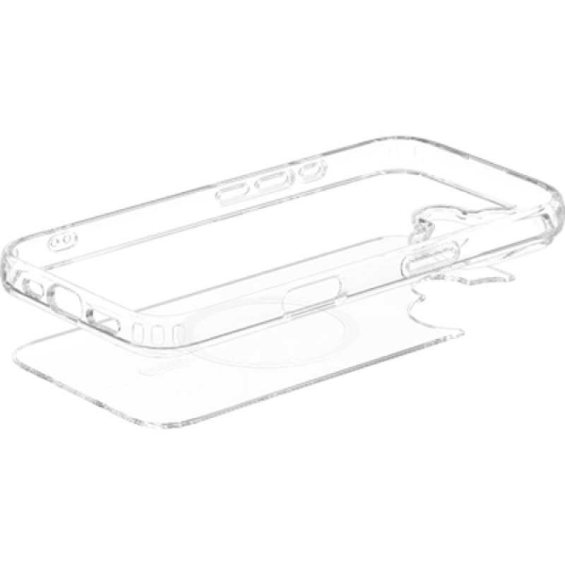 IPHONE 16 - SOFT TPU CASE - COMPATIBLE WITH MAGSAFE - CLEAR