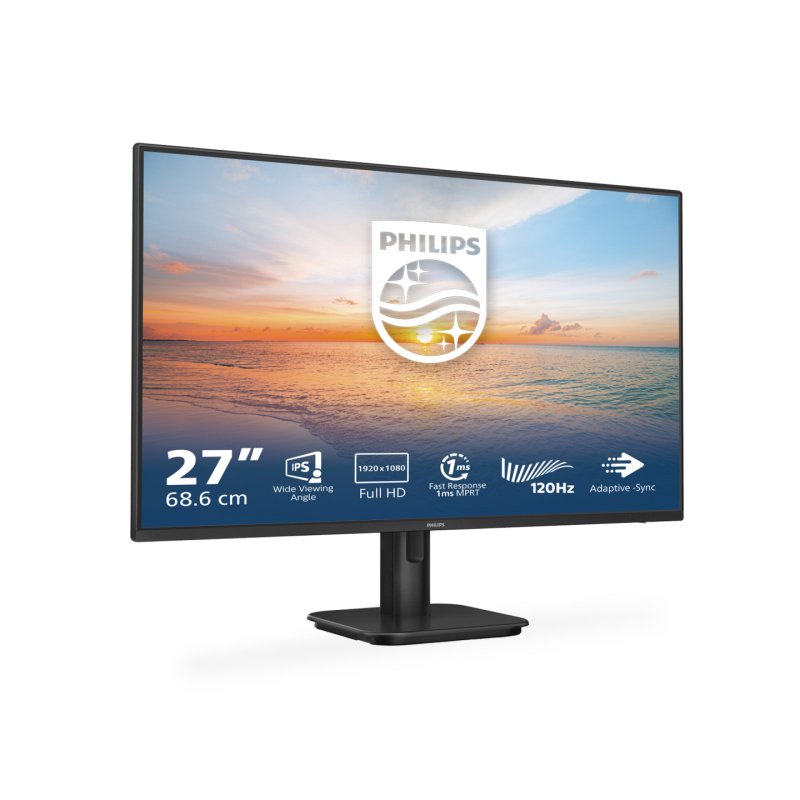 Philips 1000 series 27E1N1100A/01 computer monitor 68.6 cm (27") 1920 x 1080 pixels Full HD LCD Black