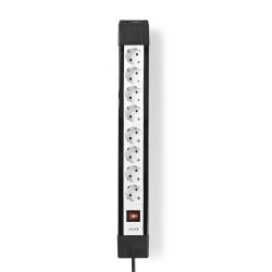 Nedis EXSO830F1PRO power extension 3 m 8 AC outlet(s) Indoor Black, White