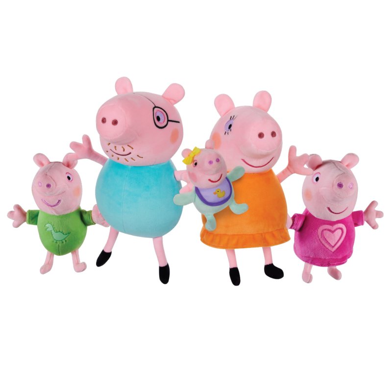 Peppa Pig Plush figures 5er Pack