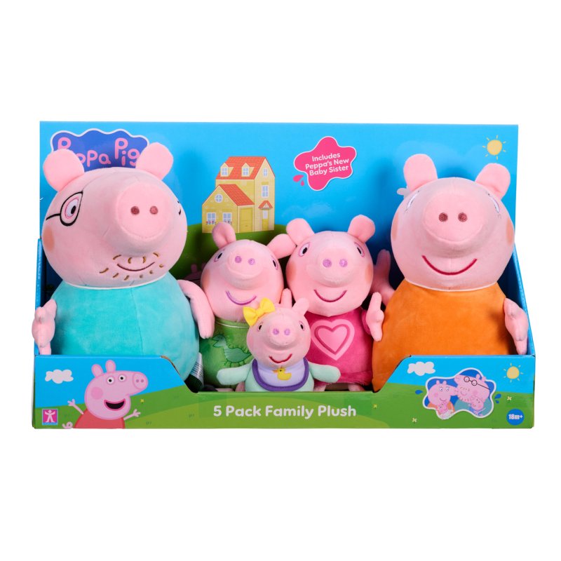Peppa Pig Plush figures 5er Pack