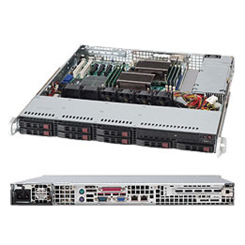 Supermicro SuperChassis 113MTQ-600CB Support Noir 600 W