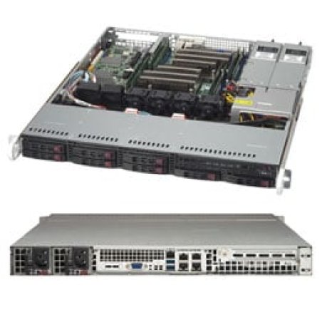 Supermicro SuperChassis 113MFAC2-R804CB Support Noir 800 W