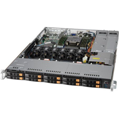 Supermicro SuperChassis 116AC10-R860CB-N10 Support Noir 860 W