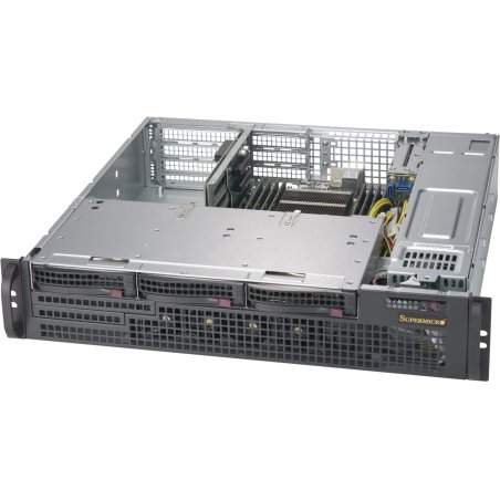 2HE Supermicro Gehäuse SuperChassis U2 CSE-825MBTQC-R802WB