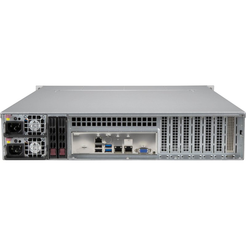 Supermicro CSE-826BAC12-R802LPB unité centrale Support Gris 800 W