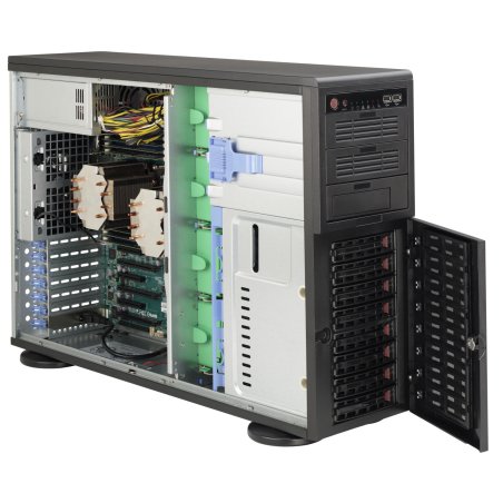 Supermicro SC743 AC-668B - Tower - 4U - Erweitertes ATX