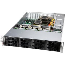 Supermicro CSE-LA26E1C4-R609LP computer case Rack Black, Grey 650 W