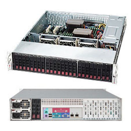 Supermicro 216BAC-R920LPB Rack Black 920 W