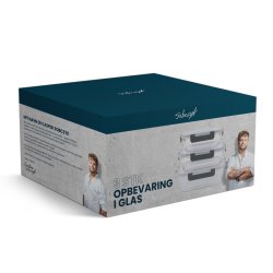 Sobczyk - Glass Storage Containers - Set of 3 containers