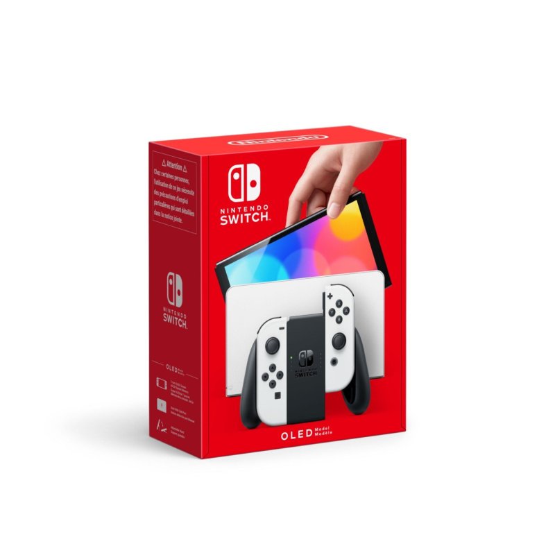 Nintendo Switch OLED Console with Joy-Con Black and White
