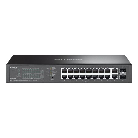 OMADA ES220GP commutateur réseau Géré Gigabit Ethernet (10/100/1000) Connexion Ethernet, supportant l'alimentation